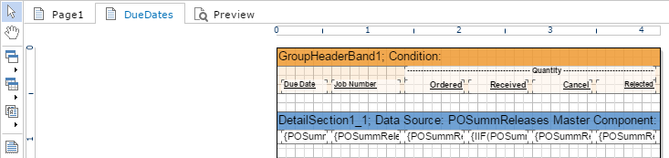 Due Dates Tab